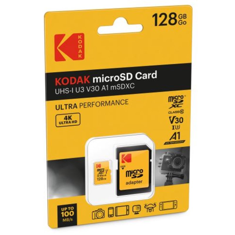Kodak mSD 128GB UHS-I U3 V30 A1 Ultra