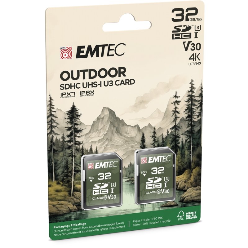 Emtec SD 32GB UHS-I U3 V30 Outdoor P2