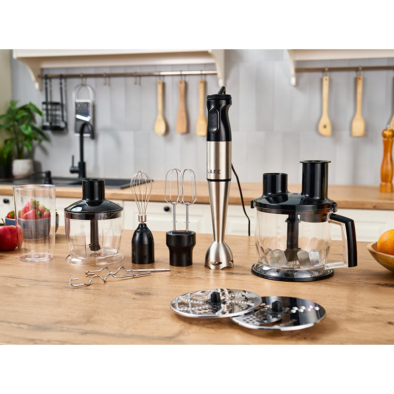 LAFE BZL001 blender 0.7 L Immersion blender Black Silver Transparent 1000 W