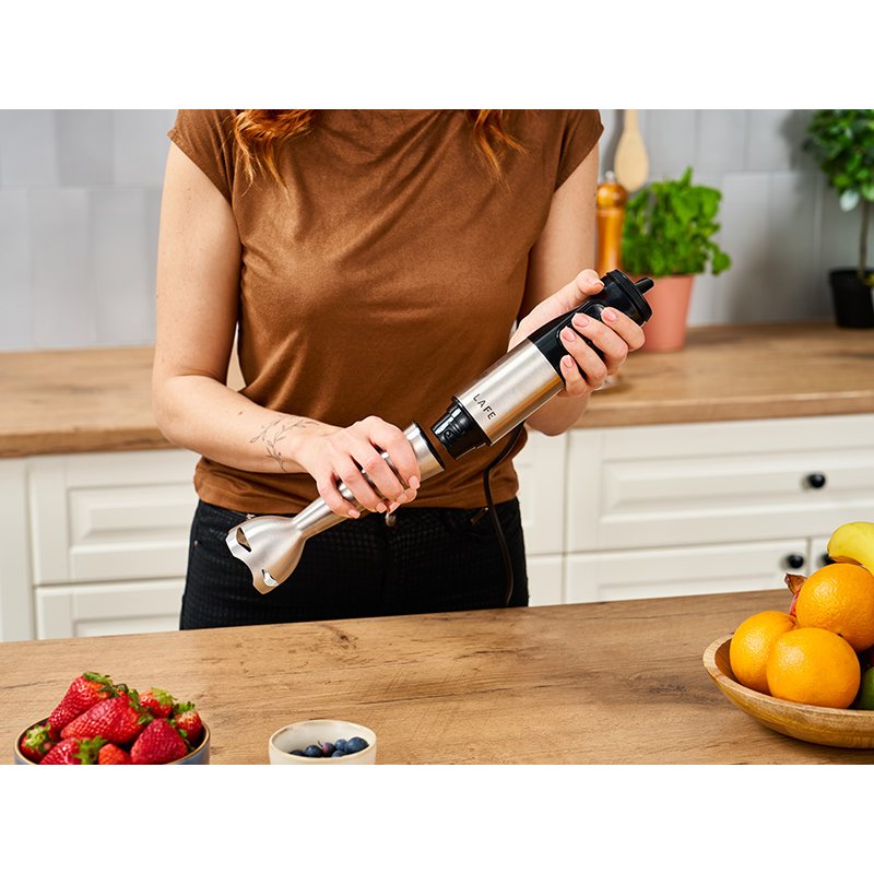 LAFE BZL001 blender 0.7 L Immersion blender Black Silver Transparent 1000 W