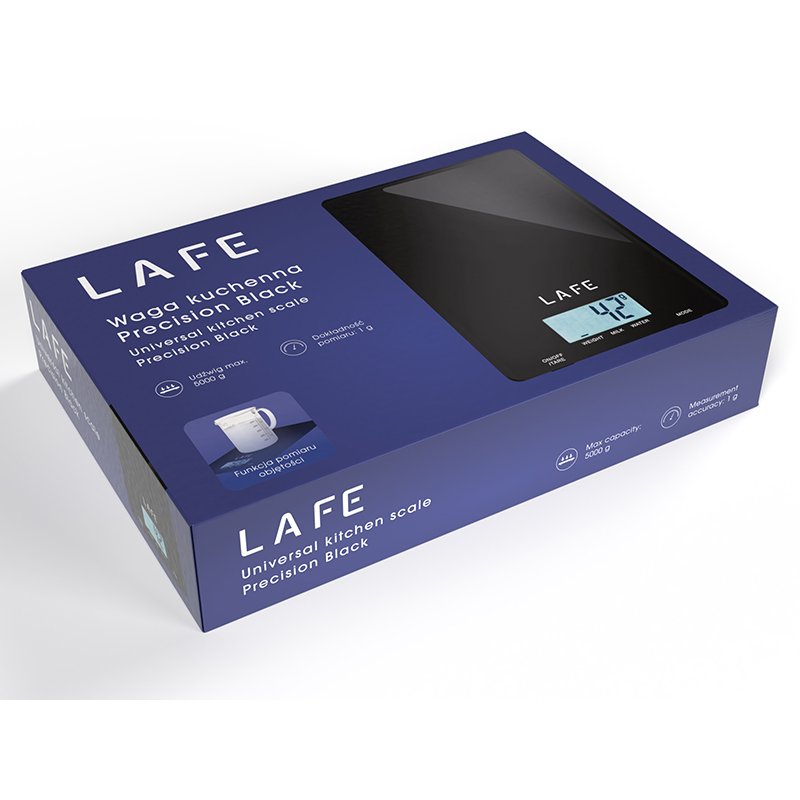 LAFE WKS001.5 kitchen scale Electronic kitchen scale Black Countertop Rectangle