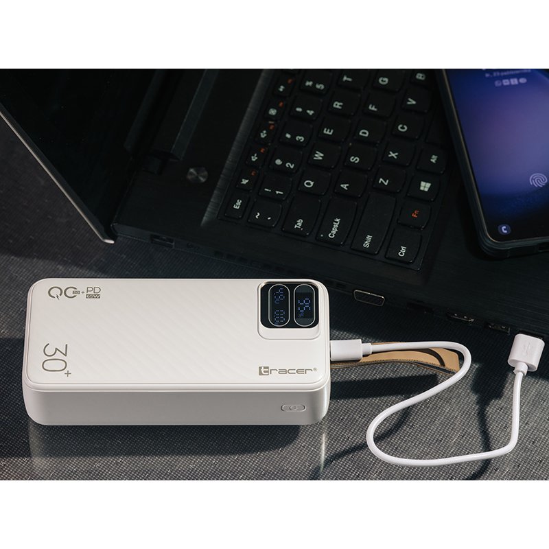 Tracer Blaze 30000 mAh 65 W White