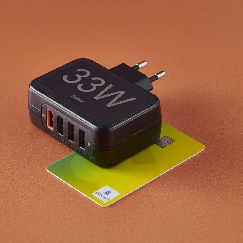 Hama 00201629 mobile device charger Mobile phone, Power bank, Smartphone, Tablet Black AC Fast charging Indoor