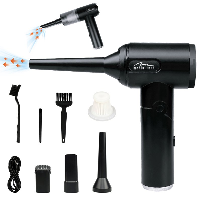 MEDIA-TECH 2IN1 BLOWER JET AIR DUSTER MT6538