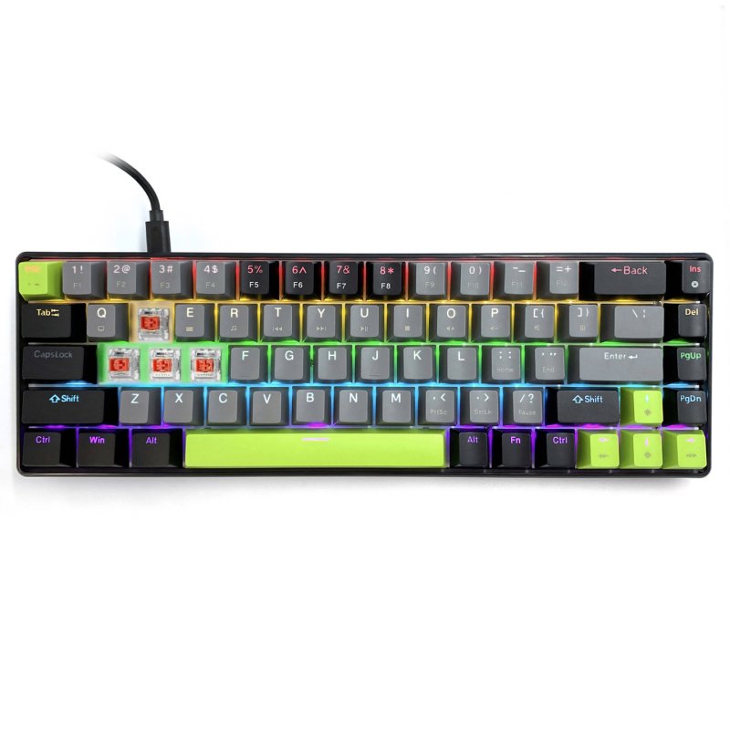 Mechanical keyboard 60% RED CORE MX60 MT1260