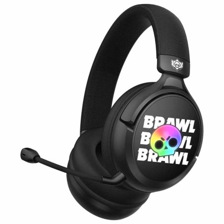 Subsonic Wireless Headset Brawl Black All Platforms Led 7.1 /Multi