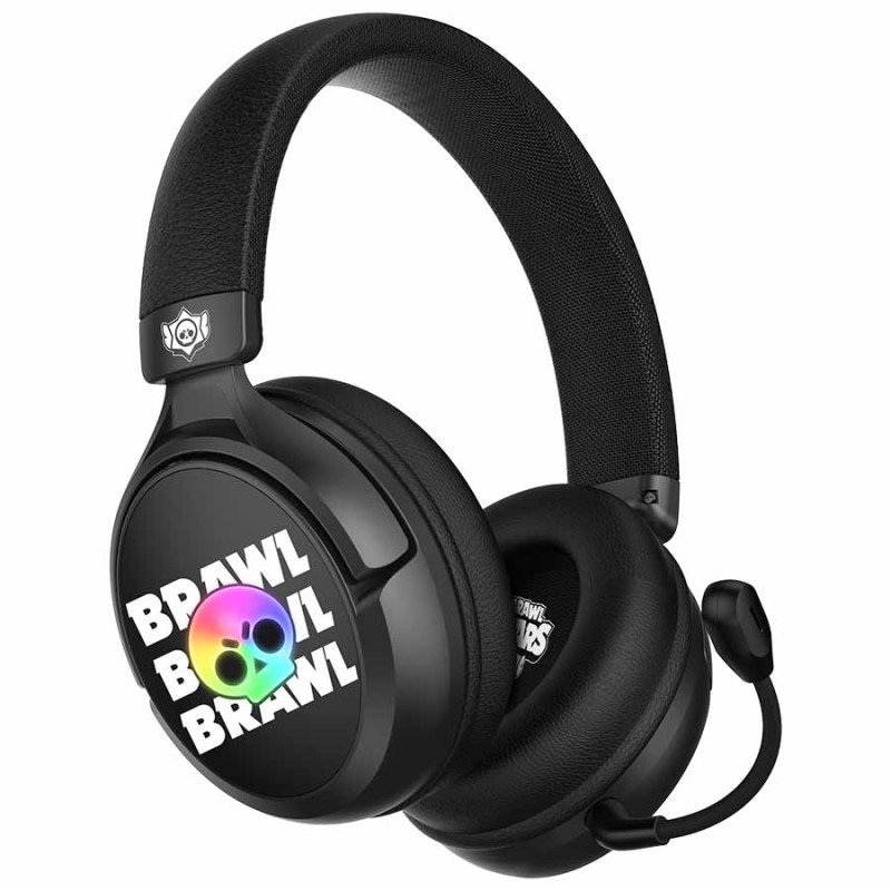 Subsonic Wireless Headset Brawl Black All Platforms Led 7.1 /Multi