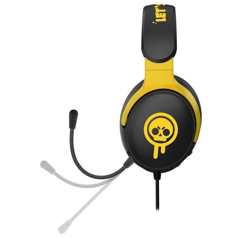 Subsonic Wired Headset Drippy Skull Black All Platforms Led /Multi