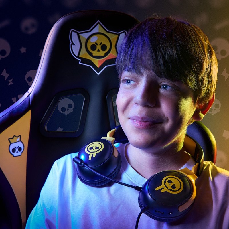 Subsonic Wired Headset Drippy Skull Black All Platforms Led /Multi