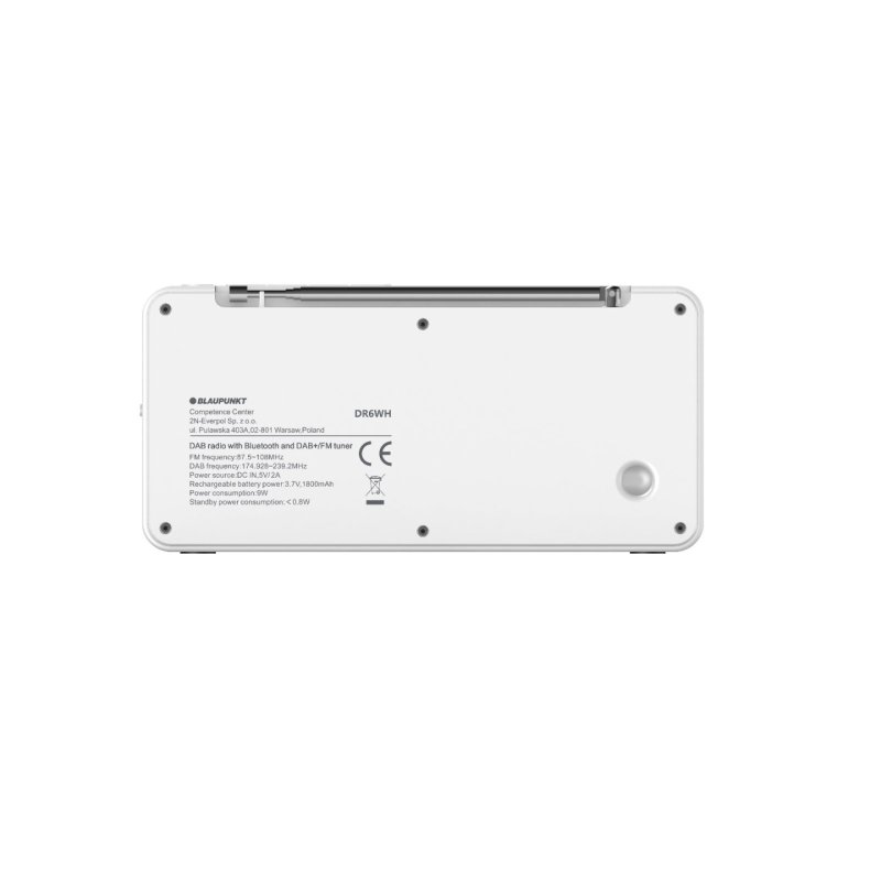 Radio przenośne BLAUPUNKT DAB DR6WH biały