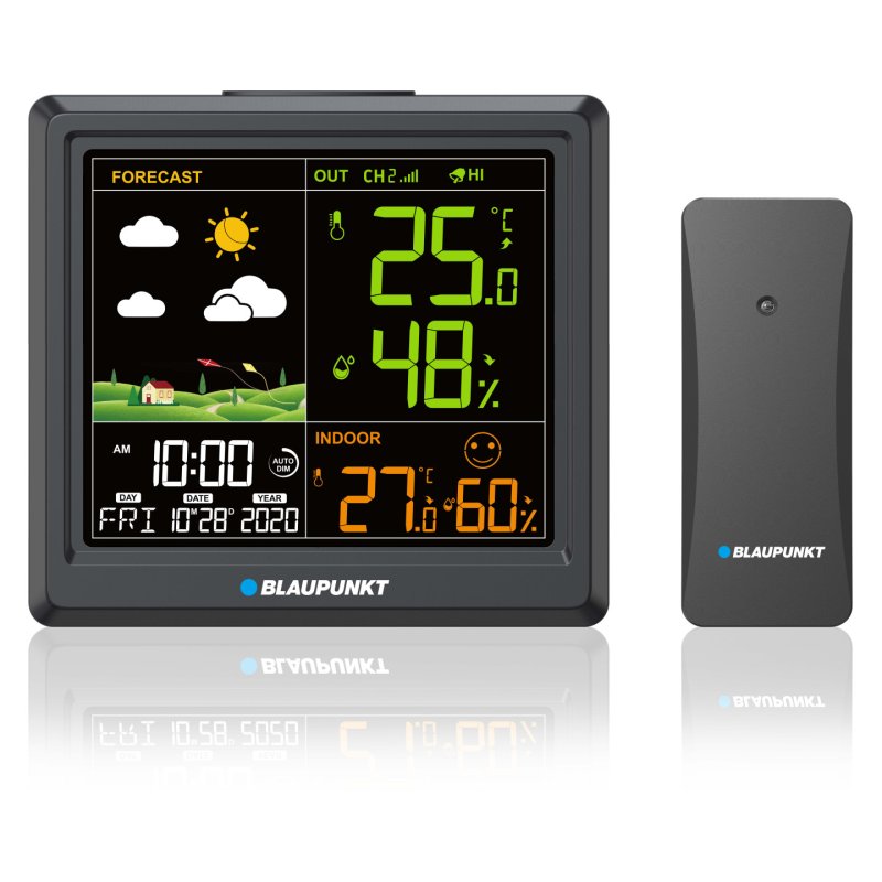 Stacja pogodowa Blaupunkt WS25BK czarna