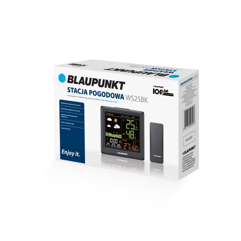 Stacja pogodowa Blaupunkt WS25BK czarna
