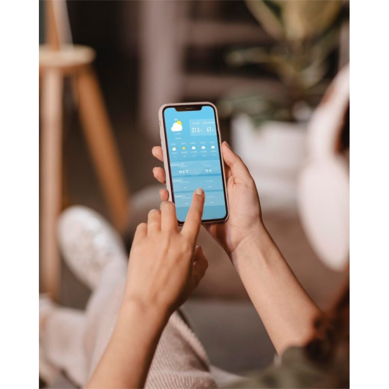 Stacja pogodowa BLAUPUNKT WS35BK APP czarny