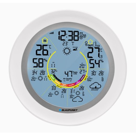 Stacja pogodowa BLAUPUNKT WS60WH APP biały
