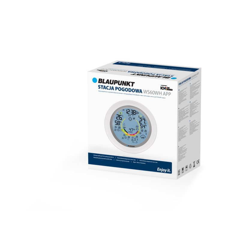 Stacja pogodowa BLAUPUNKT WS60WH APP biały