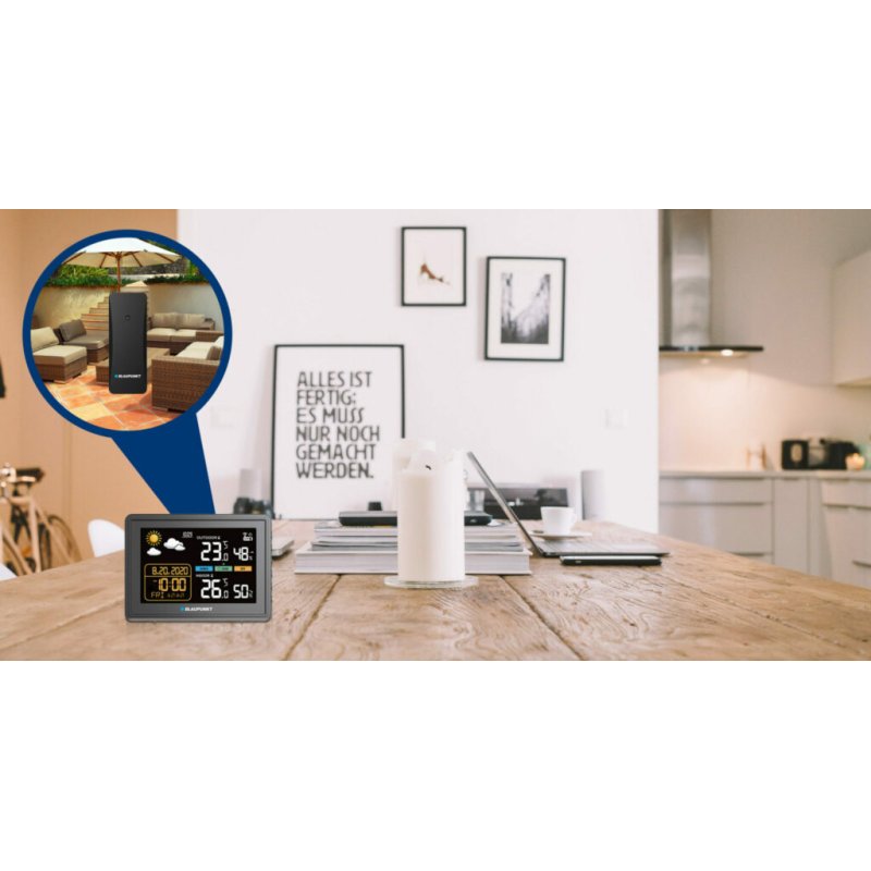 Weather station with outdoor sensor Blaupunkt WS30BK