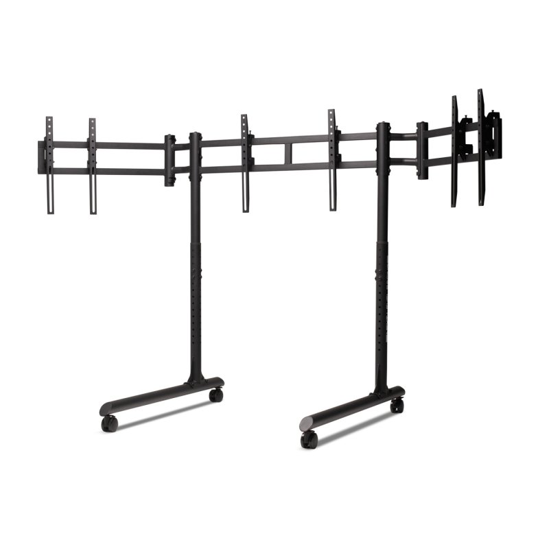 Next Level Racing - Round Tube Triple Moniter Stand