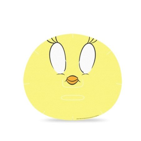 MAD Beauty Disney Looney Tunes Tweety Face Mask Moisturizing and Relaxing Sheet Mask for Nourished Skin and a Beautiful