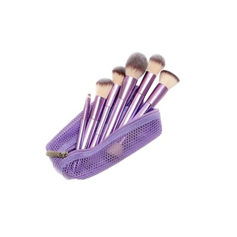 Hollywood Collection Makeup Brush Set For Face 6 Pieces
