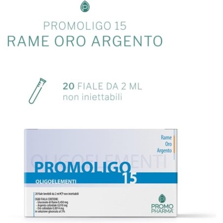 Promoligo 15 Copper Gold Silver Food Supplement Trace Elements