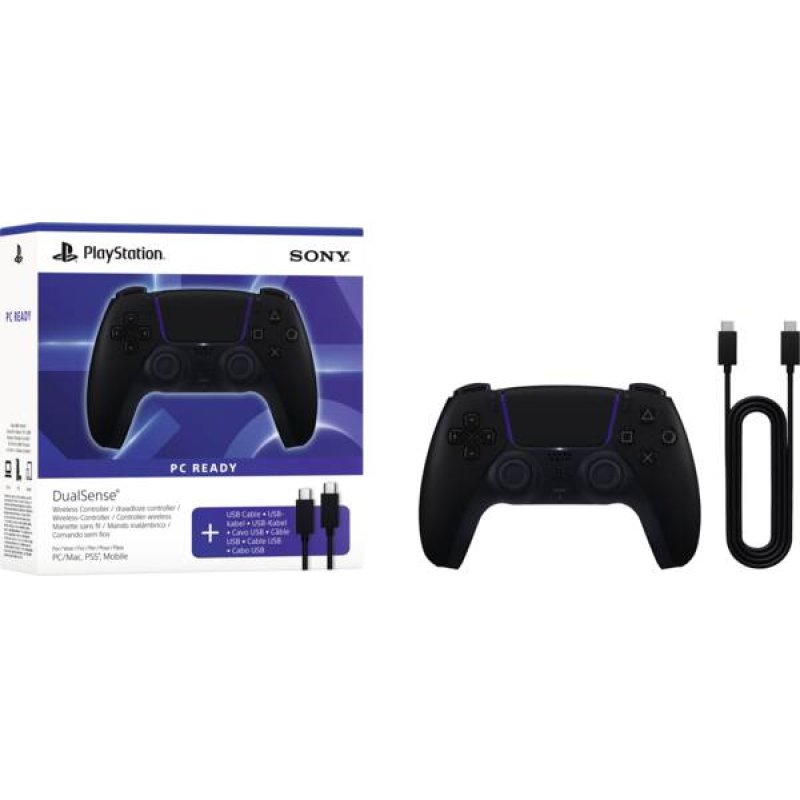 Sony DualSense Black Bluetooth/USB Gamepad Analogue / Digital PlayStation 5