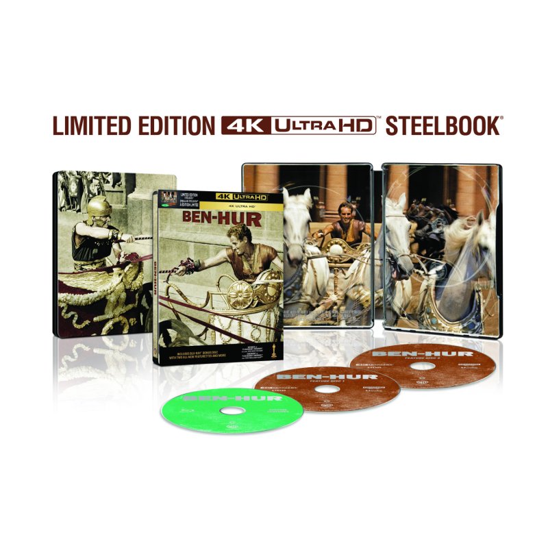 Ben Hur - Steelbook 3-disc (4K UHD BD)