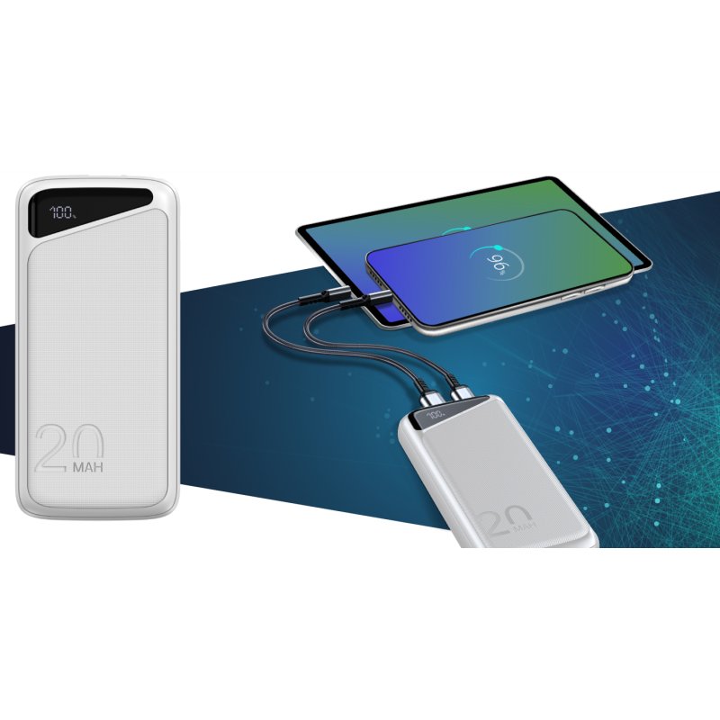 Navitel PWR20 MX WHITE power bank 20000 mAh