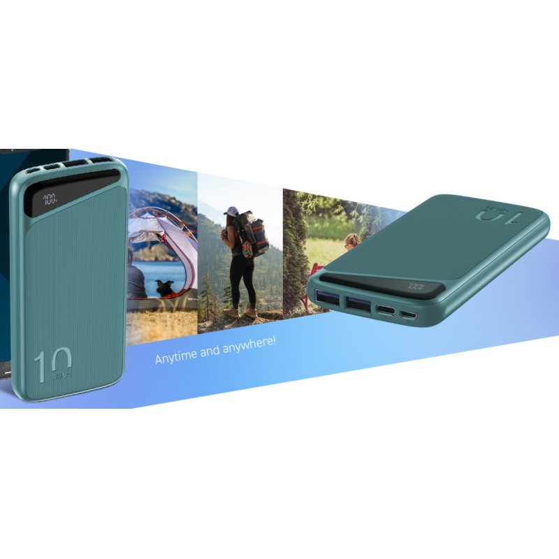 Navitel PWR10 MX GREEN banque d'alimentation électrique 10000 mAh Vert