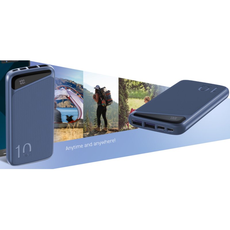 Navitel PWR10 MX BLUE banque d'alimentation électrique 10000 mAh Bleu