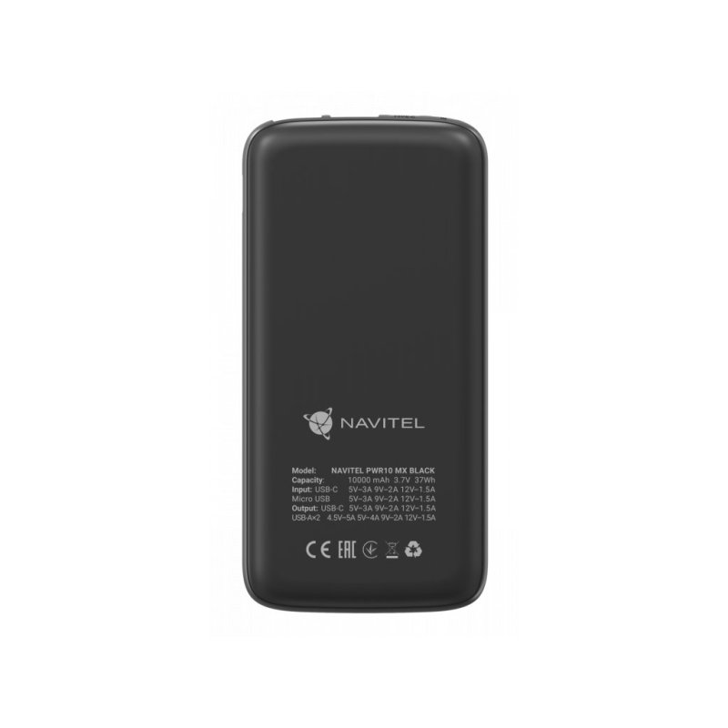 Navitel PWR10 MX BLACK power bank 10000 mAh