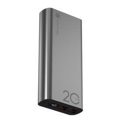 Navitel PWR20 AL SILVER banque d'alimentation électrique 20000 mAh Argent