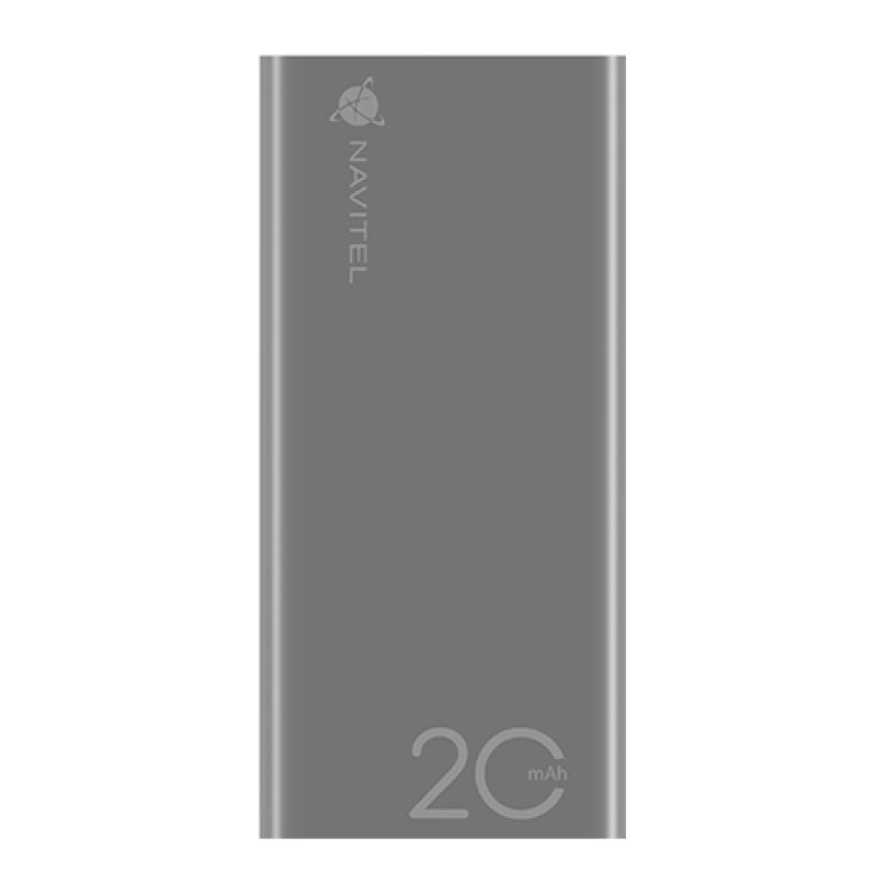 Navitel PWR20 AL SILVER banque d'alimentation électrique 20000 mAh Argent