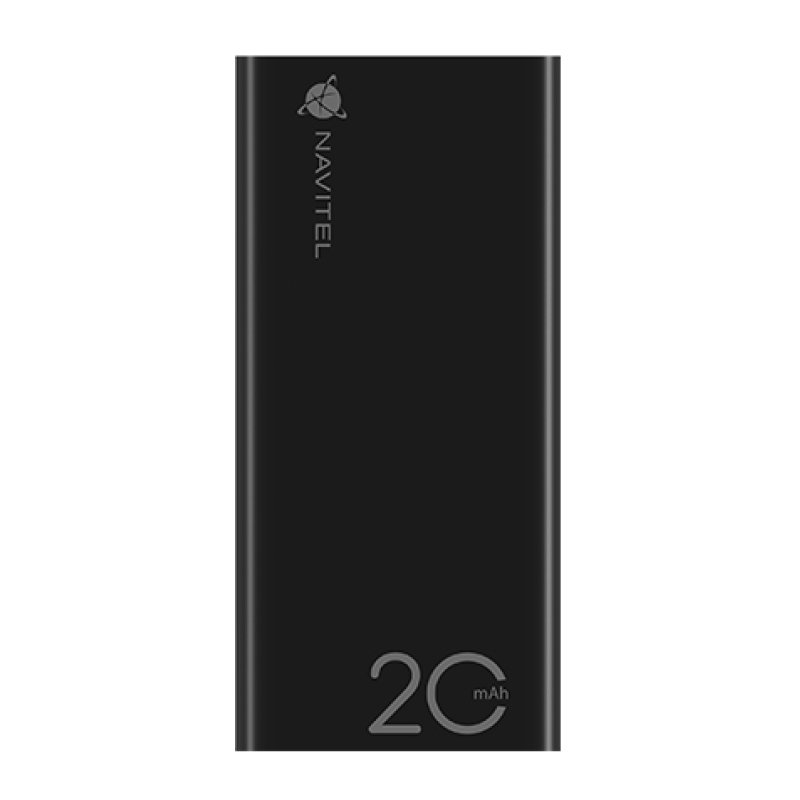 Navitel PWR20 AL BLACK banque d'alimentation électrique 20000 mAh Noir