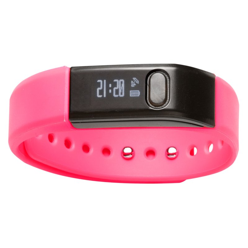 Denver BFA-10PINK OLED Bracelet connecté 1,24 cm (0.49") Noir, Rose