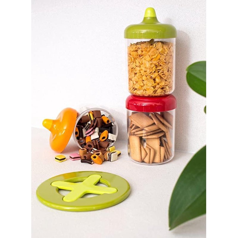 ViceVersa round canister 0.75L red 11231