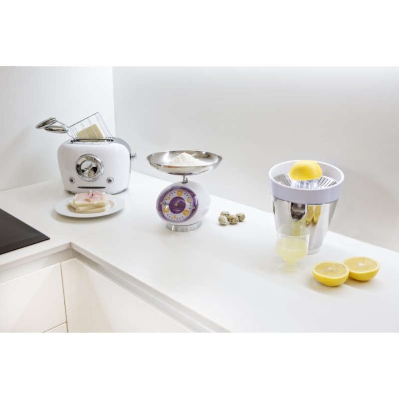 ViceVersa Tix Blanc Comptoir Ovale Balances de cuisine mécaniques