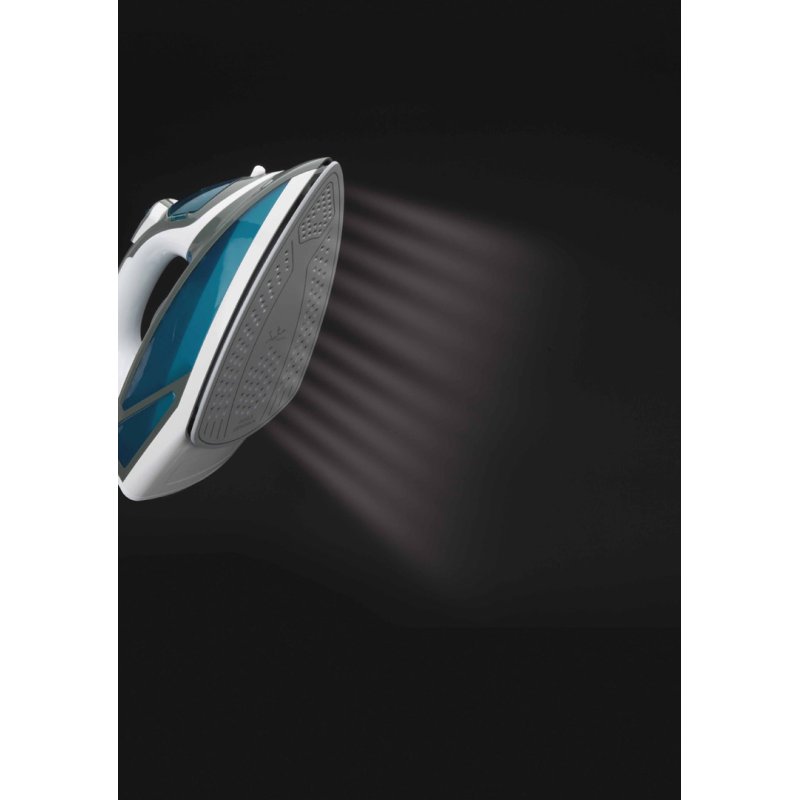 JATA PL619C fer à repasser Fer à vapeur Semelle en céramique 2600 W Bleu, Gris, Blanc