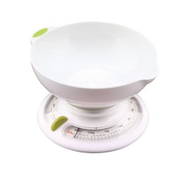 JATA 610N kitchen scale White Countertop Round Mechanical kitchen scale