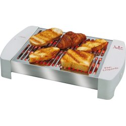 JATA TT589 electric griddle Freestanding 550 W Stainless steel, White