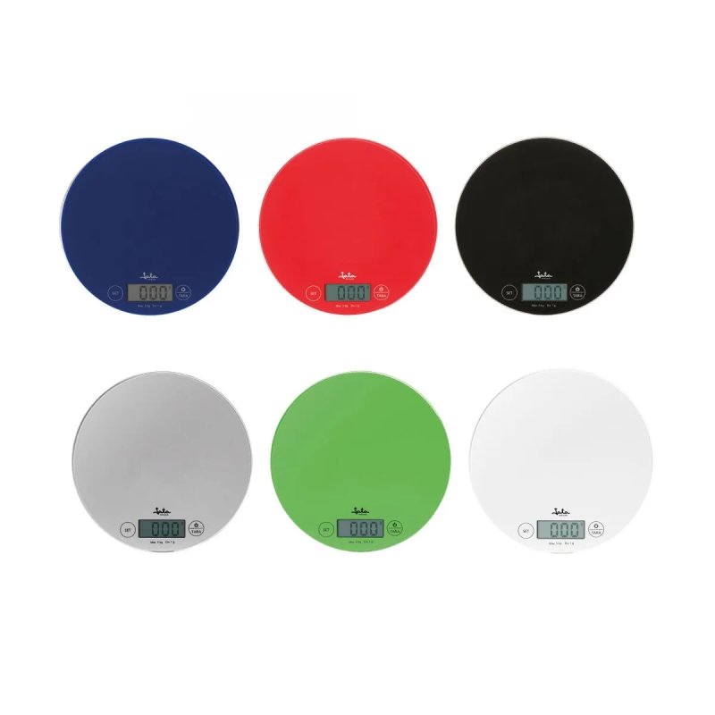 JATA 722P escabeaux de cuisine Vert, Transparent Carré Balance de ménage électronique