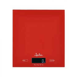 JATA Mod. 729R Red Countertop Rectangle Electronic kitchen scale