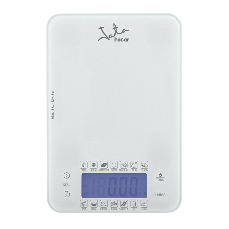 JATA MOD.762 kitchen scale White Countertop Rectangle Electronic kitchen scale