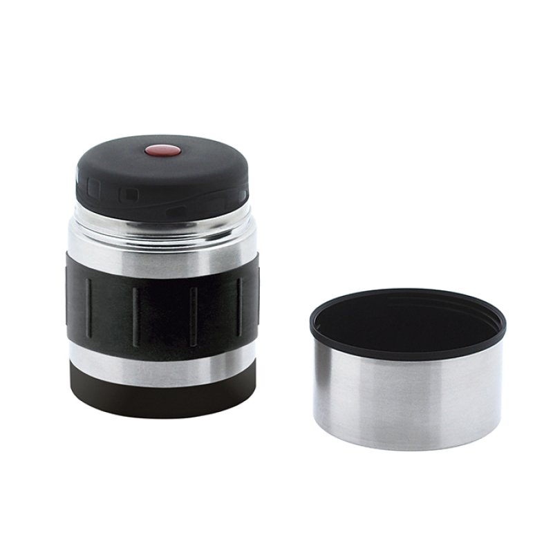 JATA MOD. 825 thermos 0,5 L Noir, Acier inoxydable