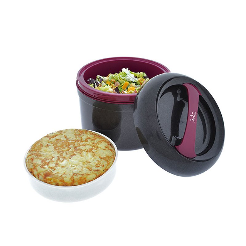 JATA 942 gamelle Boîte de rangement alimentaire 2 L Noir, Violet 1 pièce(s)