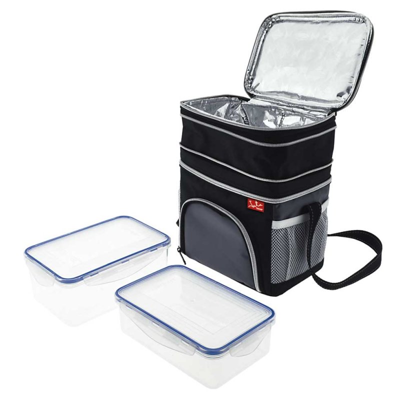 JATA 954 conteneurs thermique 2,6 L Noir, Gris