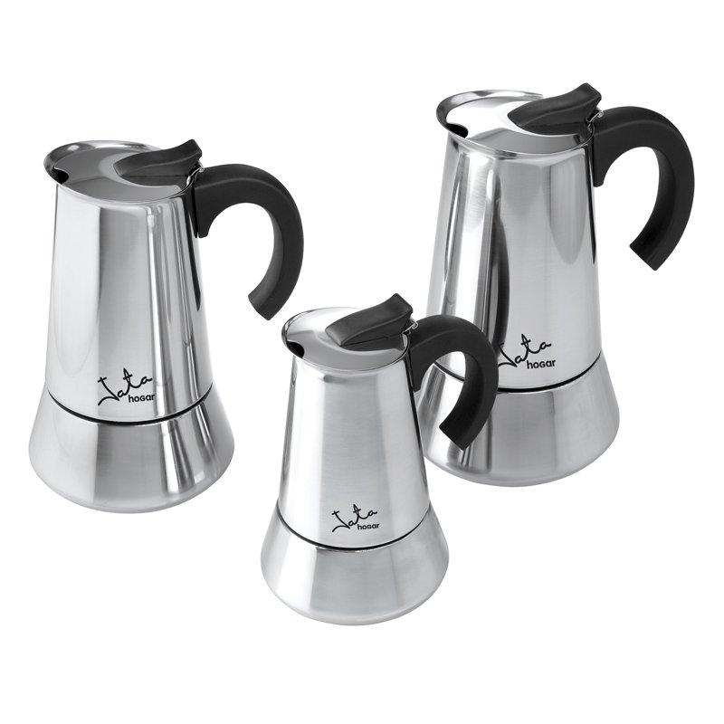 JATA Odin Moka pot Black, Stainless steel