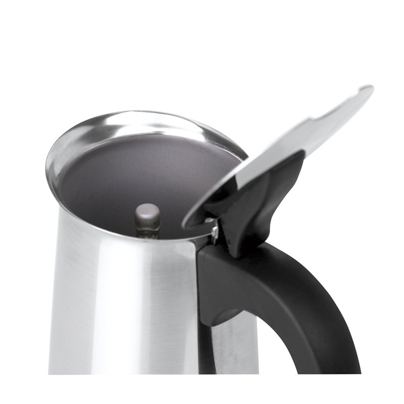 JATA Odin Moka pot Black, Stainless steel