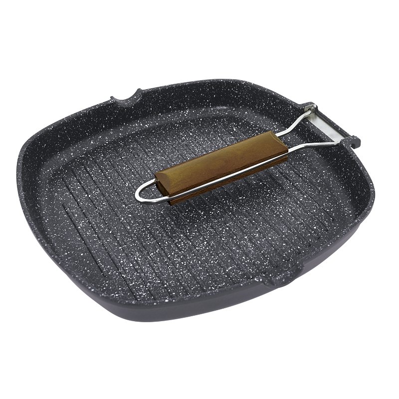 JATA GMA28 Kilimanjaro Poêle grill Carré