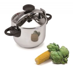 JATA OPC6 stovetop pressure cooker 6 L Stainless steel