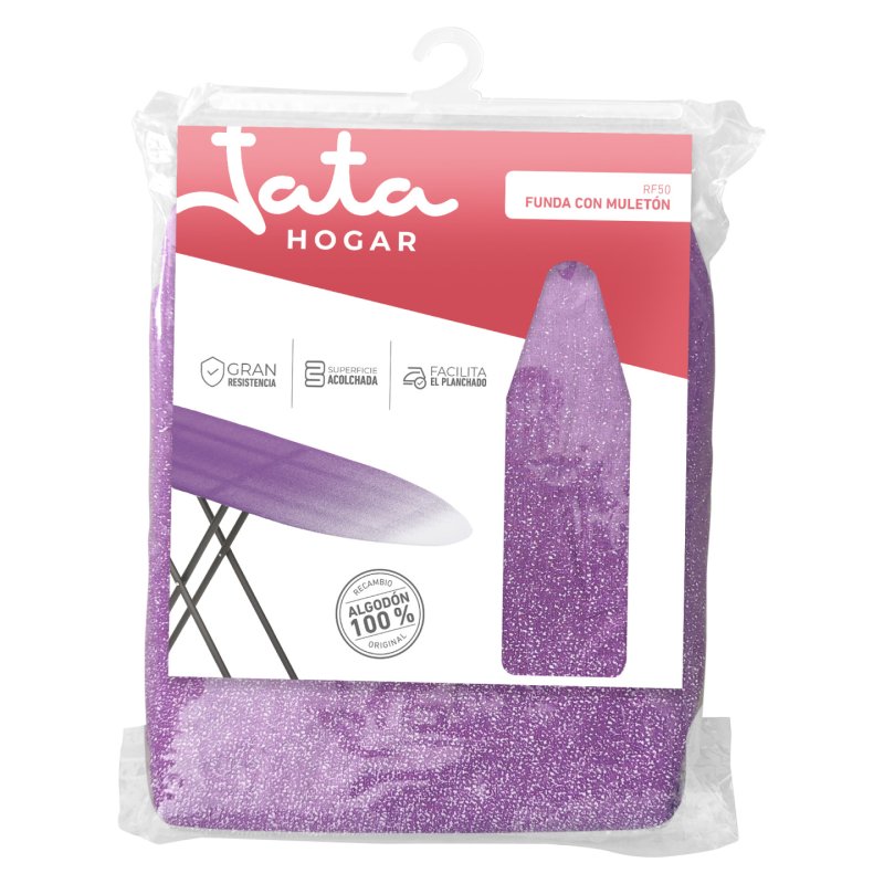 JATA RF50 ironing board cover Ironing board top cover Purple
